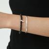modernlike Silver 925 C Open Bangle Bracelet