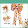 Elegant Thanksgiving Maple Leaf Bow Decorations For Autumn Celebrations And Events