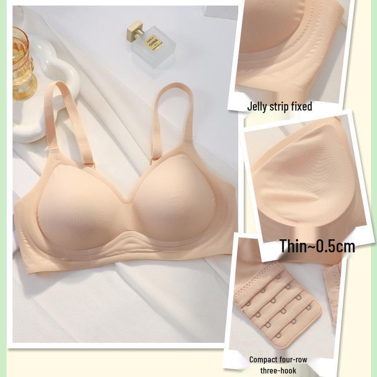 Women s Wire-Free Bra: Bust Minimizing, College Style, Large Bust Fit, Thin Gathering Design S [32/70ABC]