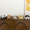 Stofftier Katze Plüschtier Waschbär Kuscheltier Kätzchen Puppe Geburtstagsgeschenk Panda Puppe Kinderspielzeug