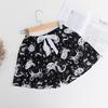 Women's Summer Cotton Silk Drapey Floral Shorts with Elastic Waist