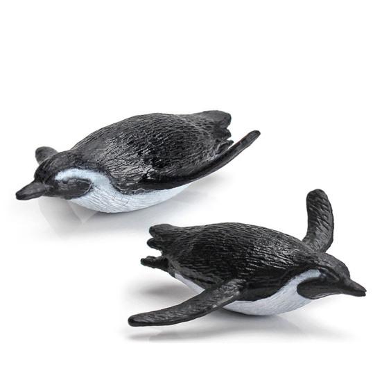 11Pcs/Set Animal Model Realistic Cognitive Education PVC Great Penguin Simulation Animal Model Birthday Gift