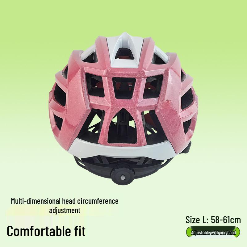 3C Sertifikalı Gece Parlayan Dağ ve Yol Bisikleti Kaskı - Nefes Alabilir ve Bisiklet İçin Güvenli