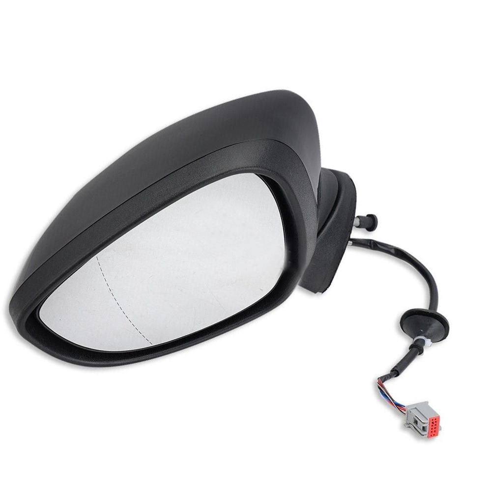 Kolip Wing Mirror For Car, Right Driver Side Electric Door Rearview Mirror With Turn Light Heat Dissipation Function Compatible For MK7 2008-2012