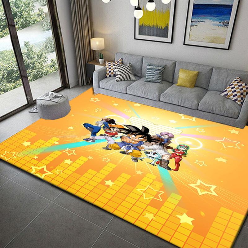 Dragon Ball Trendy Anime Printed Area Ruganime soft washable cartoon floor carpet