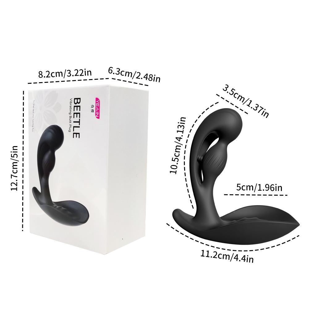 Powerful Prostate Massager - G Spot Anal Vibrator for Men, 10 Speeds & Remote Control, Safe Silicone, Adult Sex Toy Gift