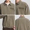 Mark Fairwhale Men's American Retro Loose-Fit Zipper Cotton Jacket