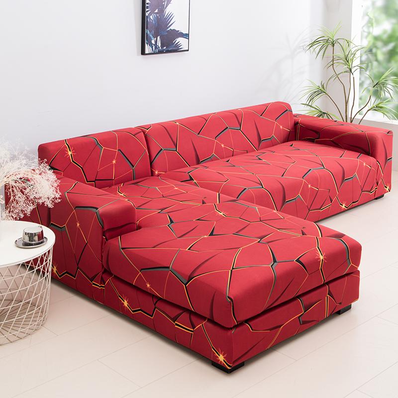 Stretch Sofa Cover Floral Printed 1/2/3/4 Seater Sofa Covers for Living Room Armchair L Shaped Corner Sofa Cover Couch Cover 1pc