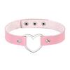 Gothic Collar For Girls Goth Choker Heart  Chocker Necklace Punk Rave  Accessories On The Neck Jewelry Decorations