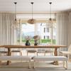 Hanging Lamp Aprilla 1 E27 Natural Wood Wood Sollux Sl.0639
