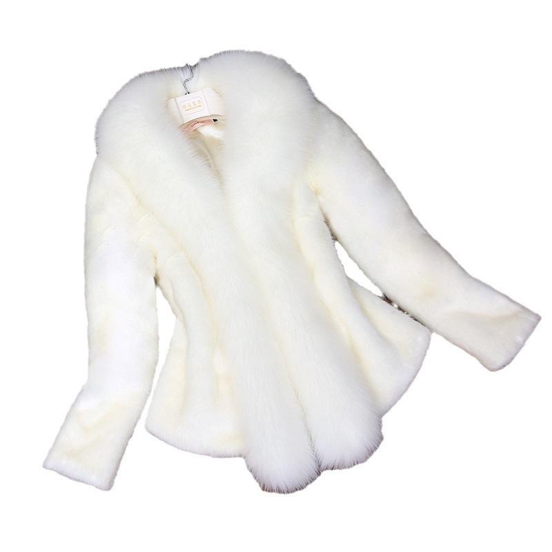 Winter Fur Coat Women's Short Fur Coat, Slim Collar