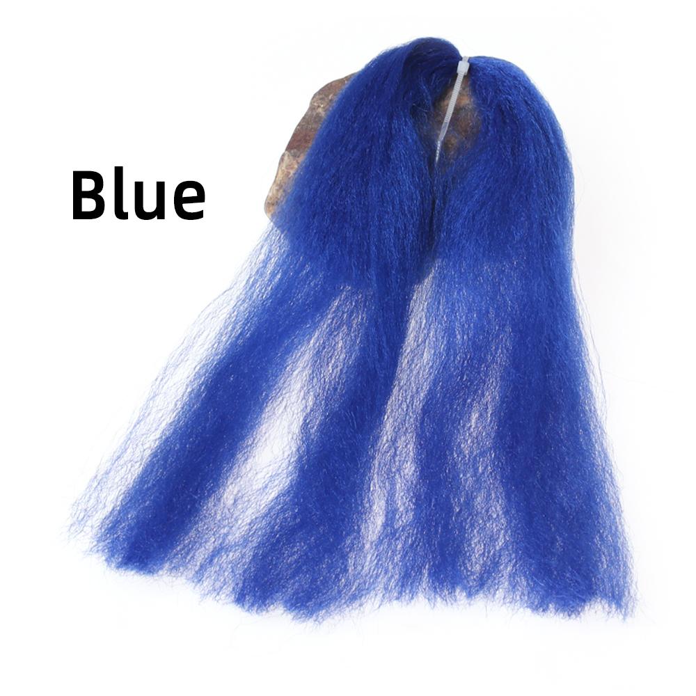 1 pachet material sintetic pentru legarea muștelor moale EP fibră mătăsoasă, păr lung, pentru momeală de pescuit, momeală, momeală