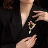 New Western Antique Egyptian Black Head Brooch Vintage Design Exotic Character Chieftain Pin Brooch