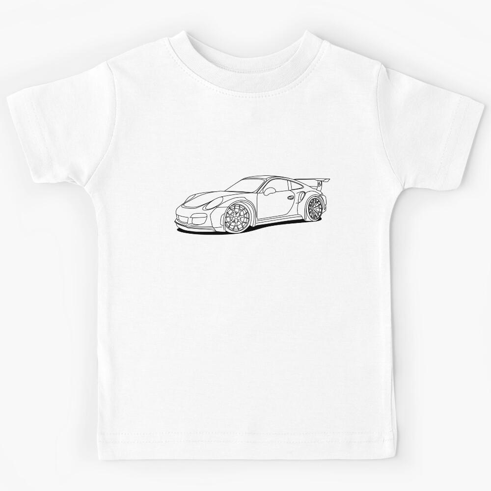Cool Car Outlines Kids T-Shirt 160
