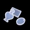 12ks/sada děr Klíč Waterdrop Silicon Mold Forma Pryskyřice Výroba šperků Diy Craft