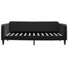 VidaXL Lit de repos noir 100x200 cm velours 354097