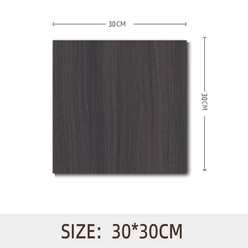 10pcs Waterproof Imitation Marble Wood Tile Floor Stickers 30*30cm Bathroom Home Decoration DIY Self-adhesive Wall Stickers