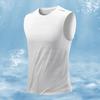 Summer Running Vest Breathable Sleeveless Top Stretch Fitness Vest Men's Reflective Jogging T-Shirt Gym Vests Men Quick Drying