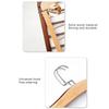 Solid Wood Multifunctional Multi-Tier Trouser Rack Household Wooden Coat Rack Towel Scarf Tie Storage Rack Flocking Non-Marking