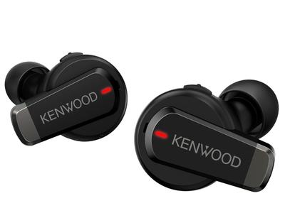 JVC Kenwood KH-BIZ70T-BA Kabellose Bluetooth-Kopfhörer mit Geräuschunterdrückung, Multi-Point-Technologie, Umgebungsgeräusch-Erfassung, Geringe Latenz, Wasserdicht,