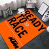 Ktm Ready Race Logo Decal Carpet Printing Living Room And Bedroom Mats Protective Pad Bathroom Mat Dormitory Decoration