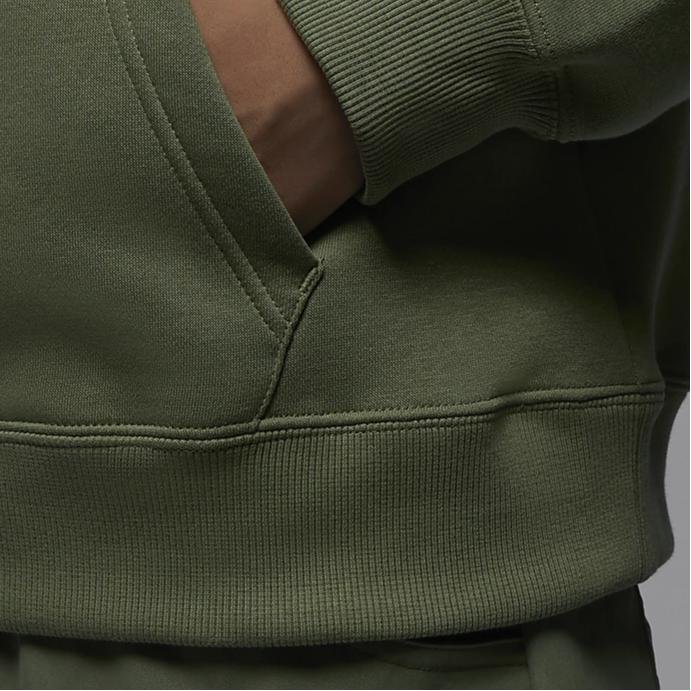 Jordan Brooklyn Print Fleece-Lined Hoodie Women Tops Green FD7155-340