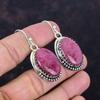 Rhodonite Earrings Original Gemstone Earring Silver Jewelry Handmade Earring 925 Sterling Silver Earring Engagement Gifts Birthstone Jewelry