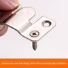 Steel Interlock Hanging Buckle Flush Mount Connector Hooks Wall Furniture Bracket Wit L5Z0