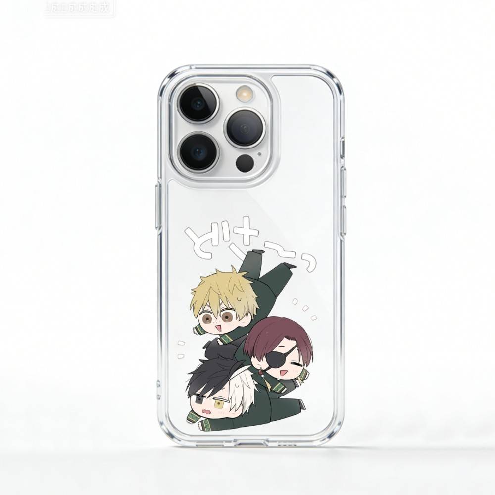 Anime W-Wind B-Breaker    Phone Case For iPhone 17 16 15 14 13 12 11 Mini Pro Max Plus Transparent Cover