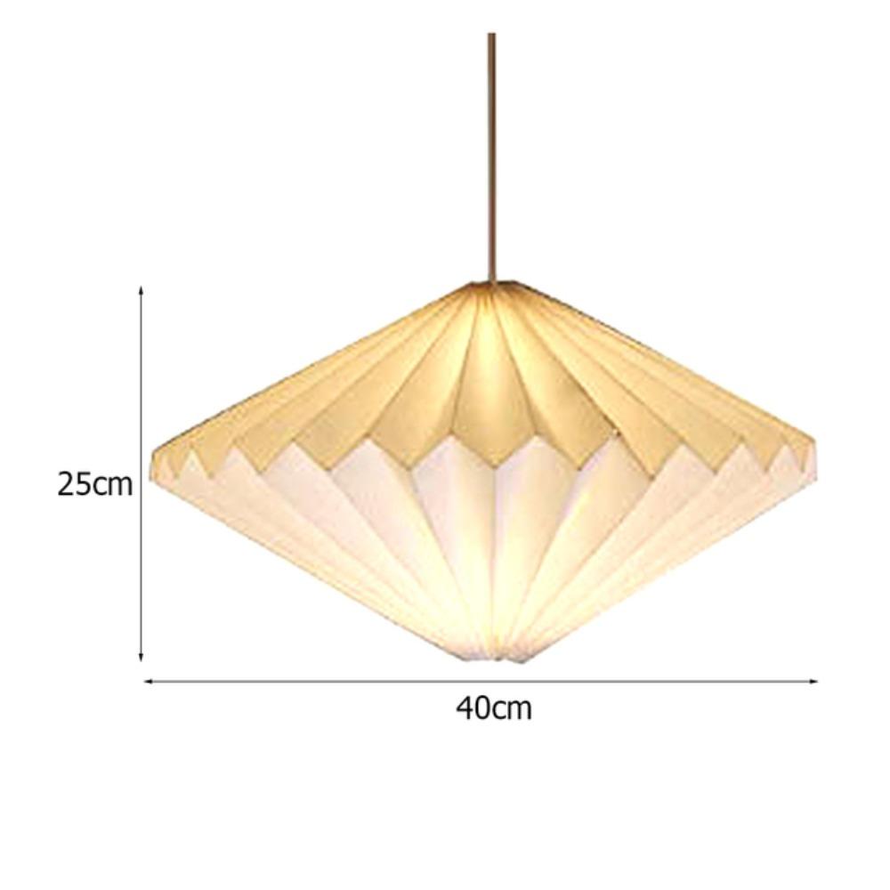 Nordic Modern Art Decoration Paper Origami Lantern Hanging Ceiling Pendant Light Lamp Shade