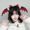 1Pc Devil Costume Accessories Devil Horn Headband Devil Tail for Halloween Masquerades Carnivals Birthday Party Cosplay