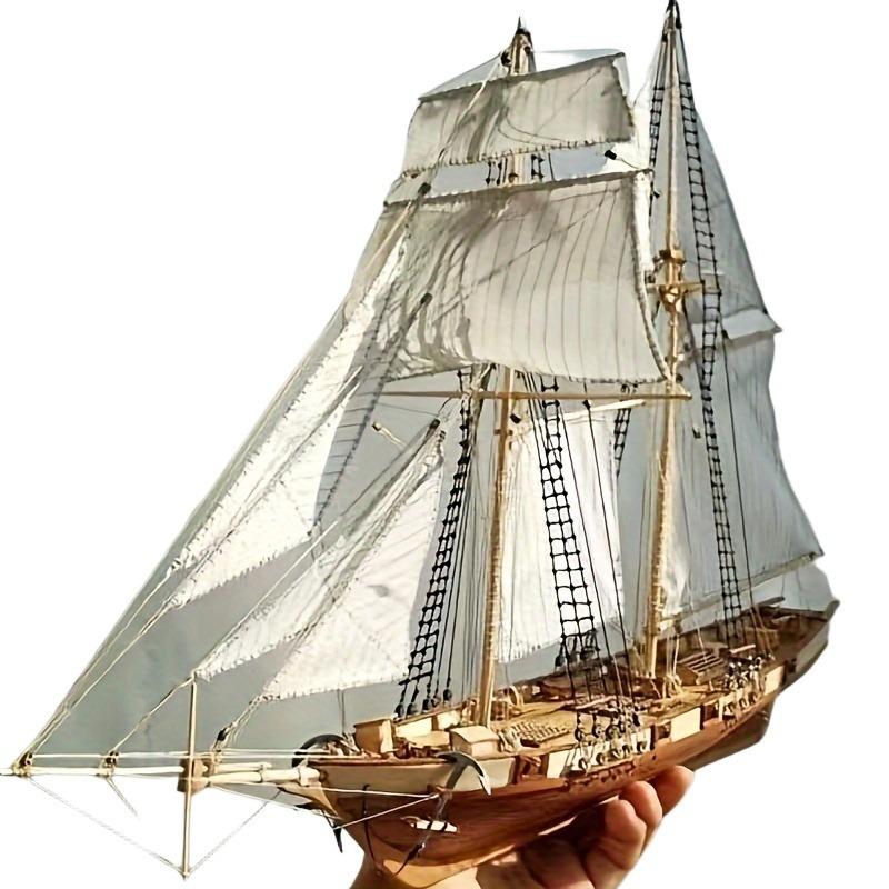 "Wood Assembly ""Harko"" Classical Western Boat Kit Educational Science Making Assembly Boat Model"