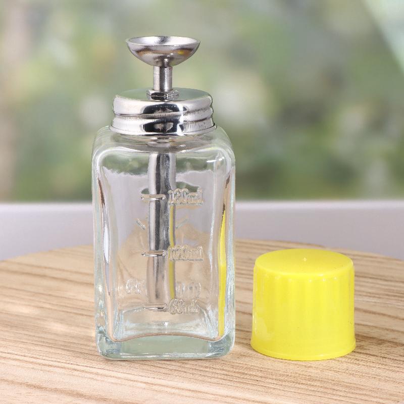 

Nail Glass Bottle Press Funnel Press Type Bottle Nail Remover Water Empty Bottle Cleaning Liquid Crystal Hydraulic 180Ml onesize