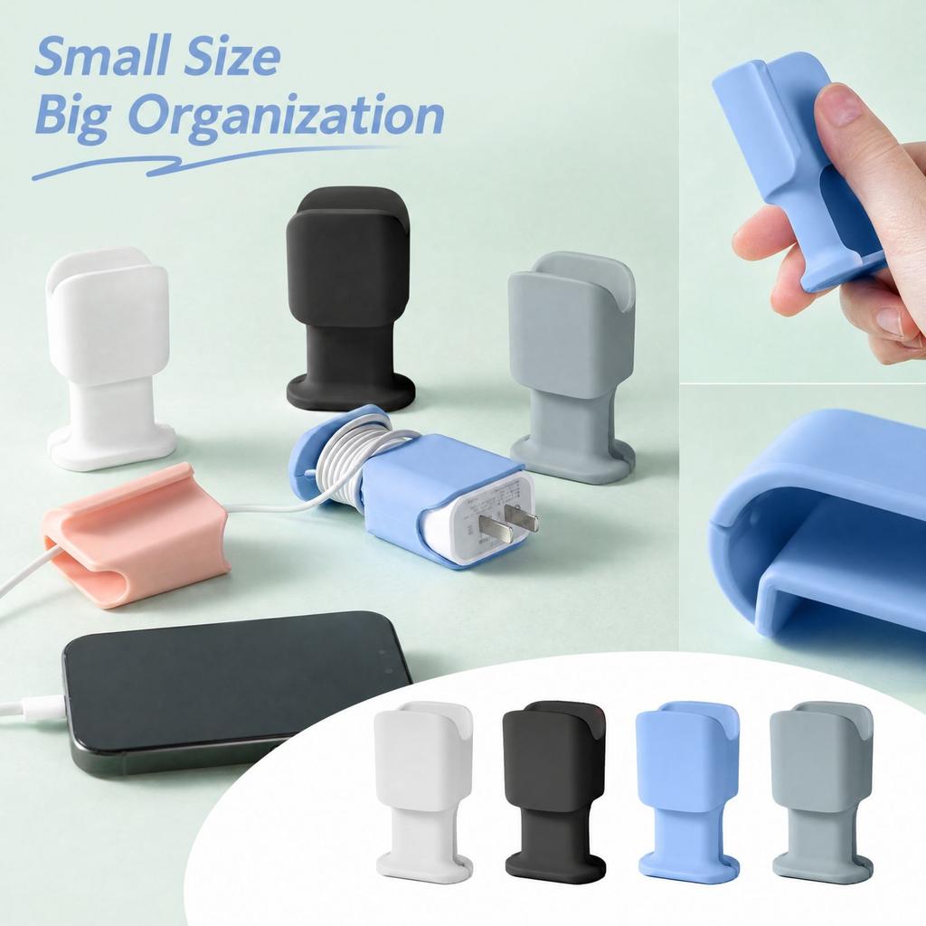 Silicone Phone Charger Cable for Management Storage