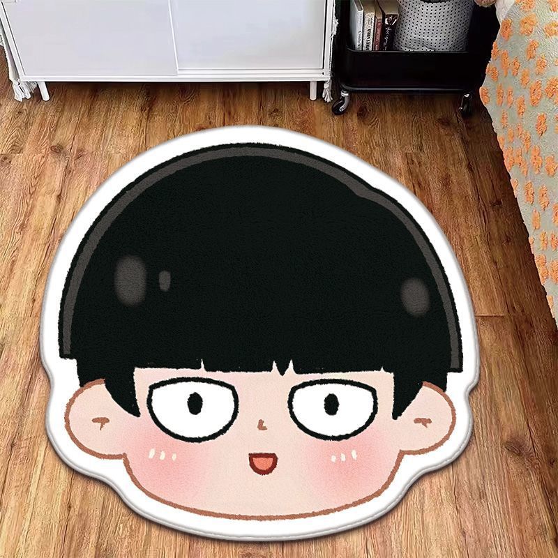 

1 шт. мультяшный гротескный имитация кашемира плюшевый ковер мягкий нескользящий гостиная диван спальня кровать подушка украшение дома 80cm 32inch