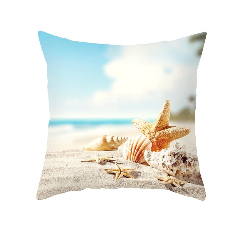 Summer Ocean Beach Pillow Cover Nordic Office Sofa Cushion Cover Shopee Home Products