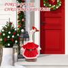 Porch Geese Clothes Funny Dress For Holiday Statue 23inch Christmas Geese Statue Outfit With Bow For Outdoor Yard Garden Party