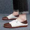 Men’s Moccasins Driving Shoes Comfort Flats Casual Shoes Plus Size Leather Shoes for Men Over Sized