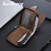 Men's Retro Multifunctional Short Wallet with Buckle and Zipper Coin Purse