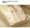 Under the Banyan Tree S925 Silver Elegant Tassel Earrings - Korean Fashion Face-Slimming Style