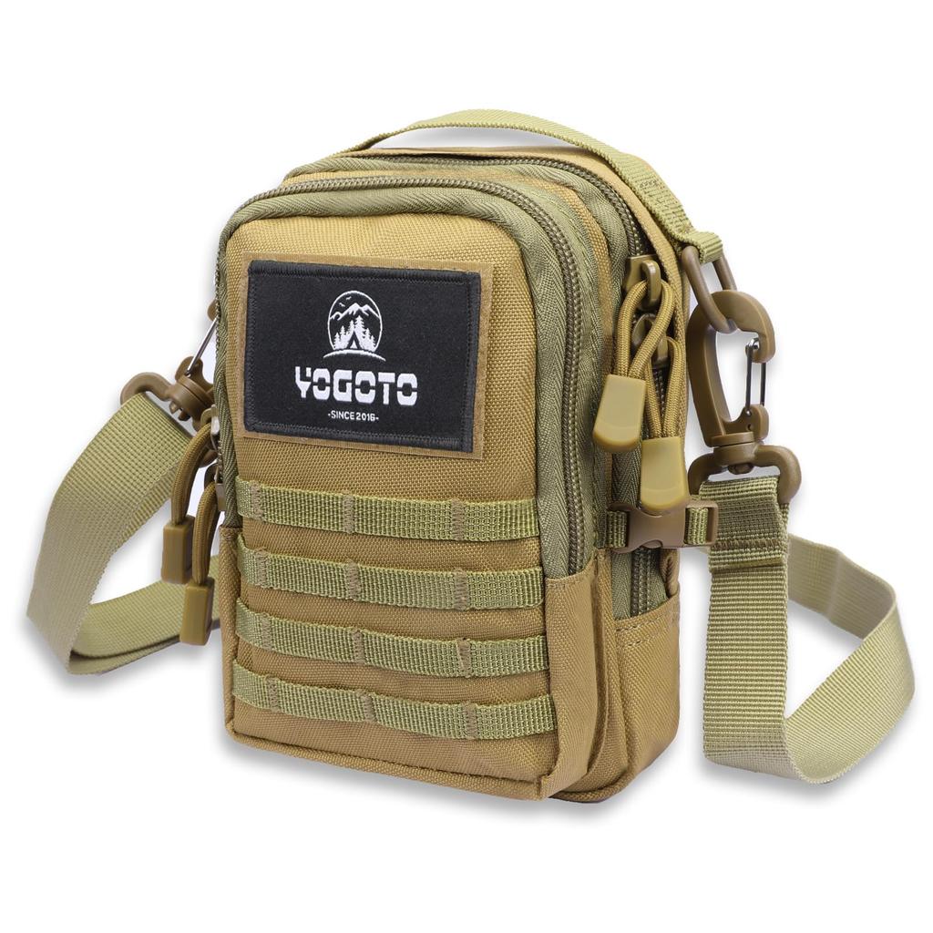 YOGOTO Tactical Shoulder MOLLE Emergency Military Small Item Storage Tool Belt Shoulder Strap for Disaster and Tactical Use Pouch, Bag, System, Pouch,