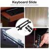 2PCS Side Mounting Drawer Slide Rail Full Extension Drawer Glides Drawer Runners  Kitchen Cupboard