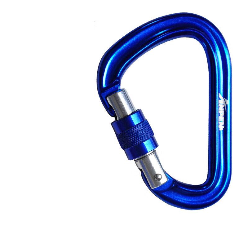 ANPEN Pear-Shaped Screw Lock Carabiner