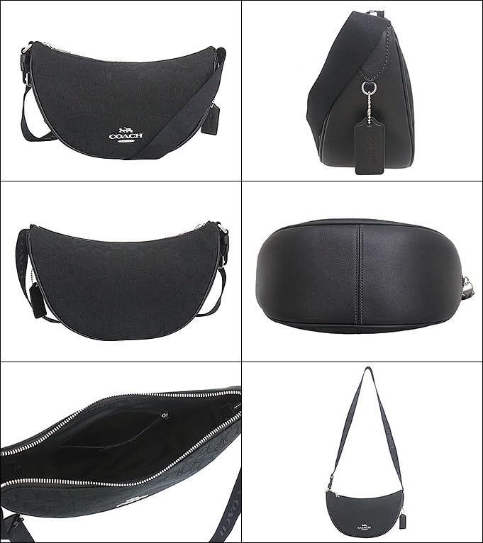 Bag FCT822 CT822 Black X Black Signature Jacquard Pace Shoulder Bag Ladies [Coach] (Shoulder Bag) [Outlet Product] [Brand] [Item]