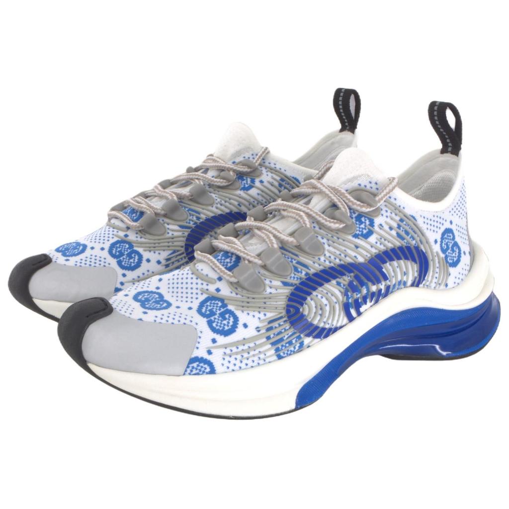 Gucci Wmns Run Sneaker 'White Blue' Women's 680903 USN10 8485