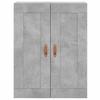 Highboard Concrete Grey 69.5 x 34 x 180 cm Particleboard