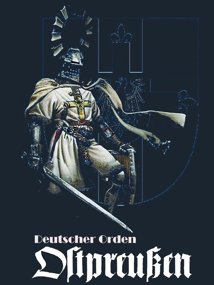 

East Prussia Deutscher Orden Teutonic Knight T Shirt New 100 Cotton Short Sleeve ONeck Casual Tshirts Size S3XL 4XL