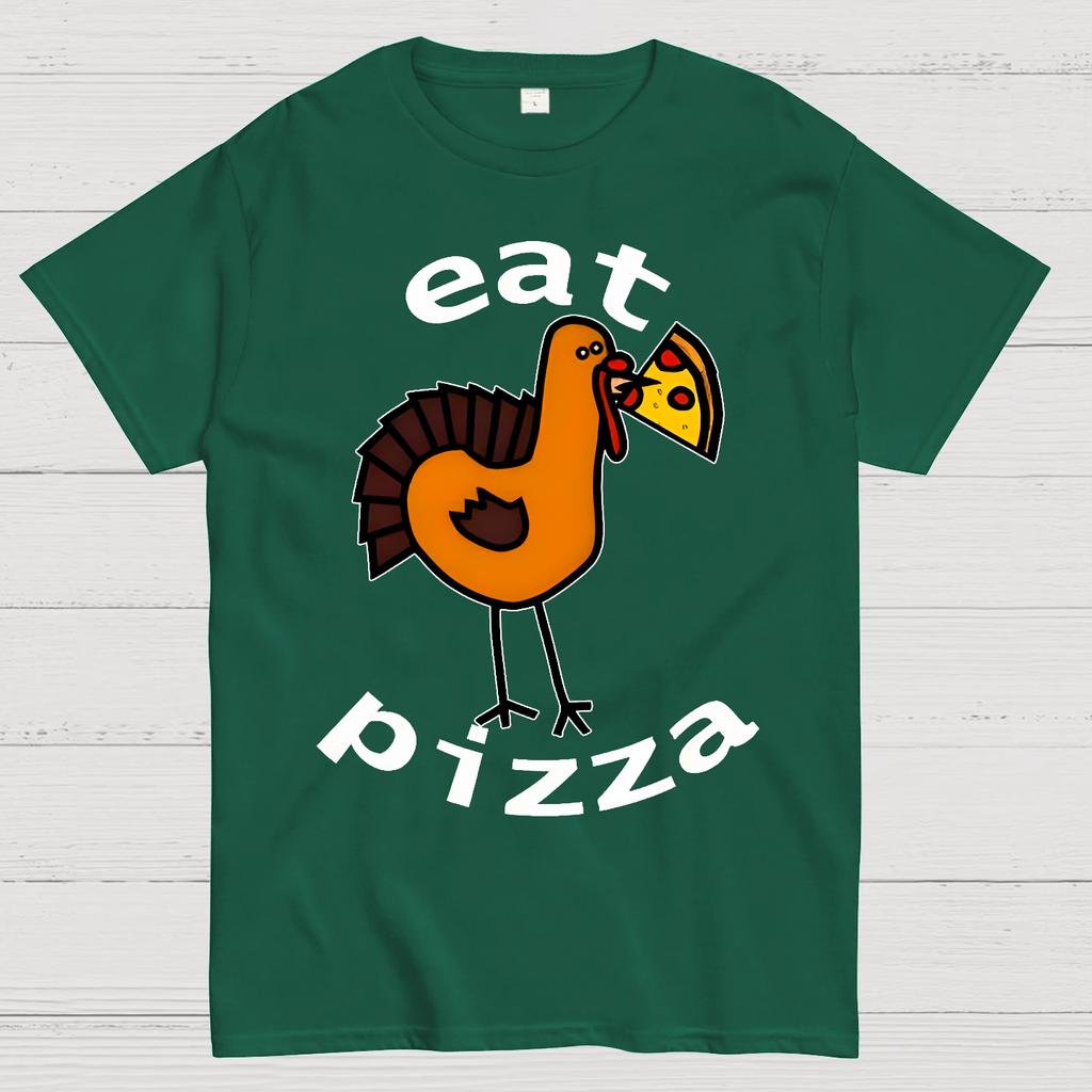Eat Pizza Funny Cotton Summer Casual Cool Loose T-Shirt