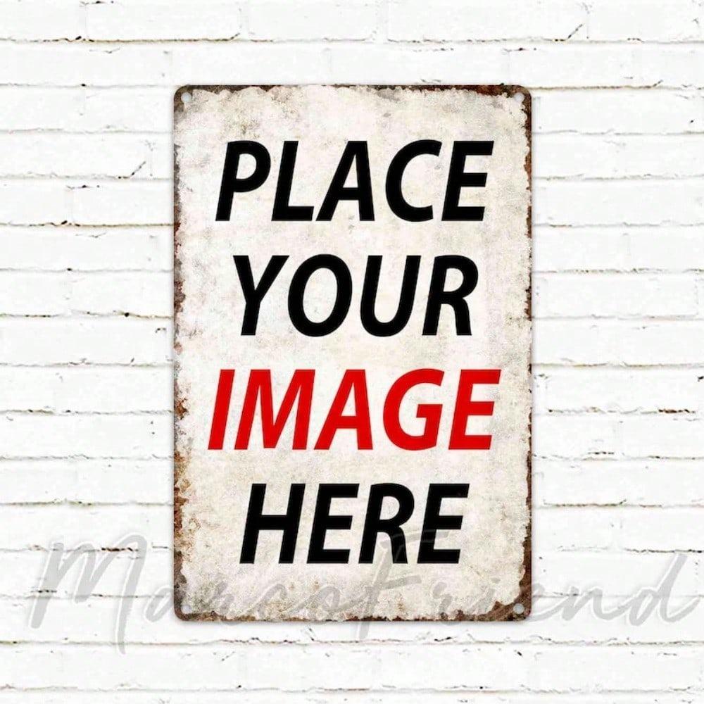 Modern Metal Sign Tin Plate Wall Art Poster Home Decor