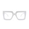 Square Shape Woman Eyeglasses Bohemian Style Blue Light Blocking Glasses for Women New Style Decorative Glass